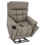 Pride Viva Lift Ultra Power Recliners - Lift Chair for Adults, 400 Lbs Weight Capacity, Lithium Battery Backup, 22.5" W x 21" D Comfort Seat, Medium, Capriccio Dove - PLR4955M