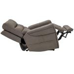 Pride Viva Lift Ultra Power Recliners - Lift Chair for Adults, 400 Lbs Weight Capacity, Lithium Battery Backup, 22.5" W x 21" D Comfort Seat, Medium, Capriccio Dove - PLR4955M