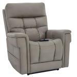 Pride Viva Lift Ultra Power Recliners - Lift Chair for Adults, 400 Lbs Weight Capacity, Lithium Battery Backup, 22.5" W x 21" D Comfort Seat, Medium, Capriccio Dove - PLR4955M