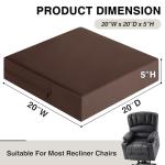 Extra Large Gel Memory Foam Recliner Cushions
