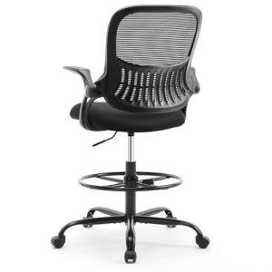 Ergonomic Tall Drafting Chair with Lumbar Support