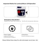 LuminaLiftCure Electric Patient Transfer Lift 500lb