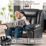 SENYUN Electric Lift Recliner Chair with Heat & Massage