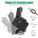 VIVIJASON Electric Lift Recliner Chair with Massage