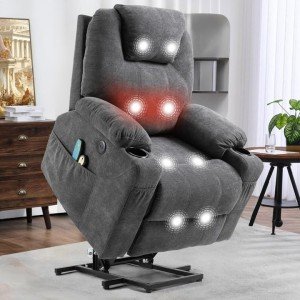 MEETWARM Electric Lift Chair with Massage & Heat