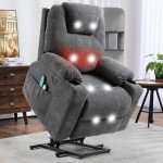 MEETWARM Electric Lift Chair with Massage & Heat