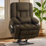 Dual Motor Power Lift Recliner with Massage & Heat