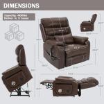 Power Lift Recliner Chair with Massage & Heat