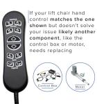 AlveyTech Replacement Remote for Mega Motion Lift Chair