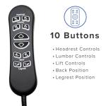 AlveyTech Replacement Remote for Mega Motion Lift Chair