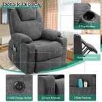 VIVIJASON Electric Lift Recliner Chair with Massage