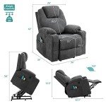 MEETWARM Electric Lift Chair with Massage & Heat