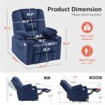 MCombo Small Power Lift Recliner with Massage and Heat