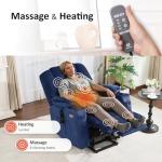 MCombo Small Power Lift Recliner with Massage and Heat