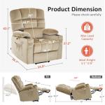 MCombo Dual Motor Lift Recliner Chair with Massage
