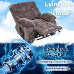 EZZUP Lay Flat Recliner with Massage and Heat