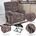 EZZUP Lay Flat Recliner with Massage and Heat