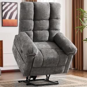 Oversized Power Lift Recliner with Massage & Heat