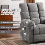 Oversized Power Lift Recliner with Massage & Heat