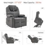 MCombo Large Power Lift Recliner with Massage & Heat
