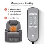 MCombo Large Power Lift Recliner with Massage & Heat
