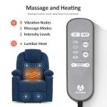 MCombo Medium Power Lift Recliner Chair with Massage