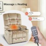 MCombo Dual Motor Lift Recliner Chair with Massage