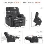 MCombo Dual Motor Lift Recliner with Massage