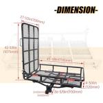 Heavy-Duty Wheelchair and Scooter Hitch Carrier