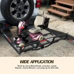 Heavy-Duty Wheelchair and Scooter Hitch Carrier