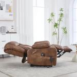 EZZUP Lay Flat Lift Chair with Massage & Heat