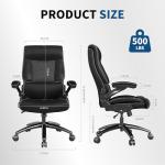 Big and Tall Ergonomic Desk Chair - 500 lbs Capacity