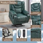 Comfort Lift Recliner for Seniors with Massage & Heat