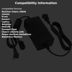 Universal Power Cord for Lift Recliner Chairs