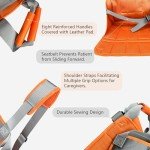 KOEYNUE Comfortable Lift Chair Transfer Sling - Orange