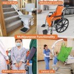 KOEYNUE Comfortable Lift Chair Transfer Sling - Orange