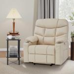 MCombo Oversized Power Lift Recliner Chair - Cream