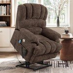 Cozyman Dual Motor Lift Recliner Chair with Massage