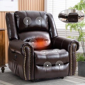 Dual Motor Power Lift Recliner Chair with Massage