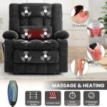 Electric Lift Recliner Chair with Massage and Heat