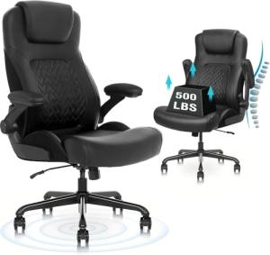 Big & Tall Ergonomic Office Chair - 500lbs Capacity