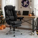 HOMREST Ergonomic Massage Office Chair with Footrest