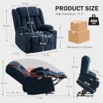 Oversized Power Lift Recliner Chair with Massage