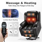 Power Lift Recliner Chair with Massage & Heat