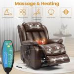 Power Lift Recliner Chair with Massage & Heat