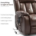 Power Lift Recliner Chair with Massage & Heat