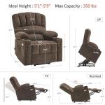 MCombo Power Lift Recliner Sofa with Massage & Heat