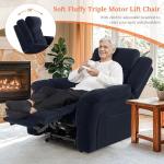 Tall Triple Motor Power Lift Recliner Chair