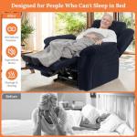 Tall Triple Motor Power Lift Recliner Chair