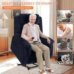 Tall Triple Motor Power Lift Recliner Chair